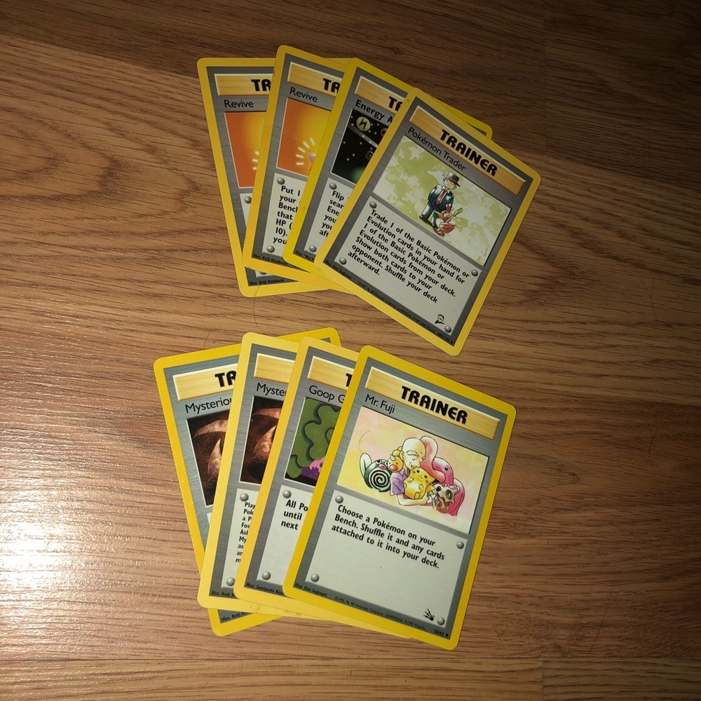 Rare Pokémon Trainer Cards (8 ct.)